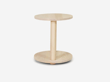 Dizzy End Table – Round / Natural – view 3