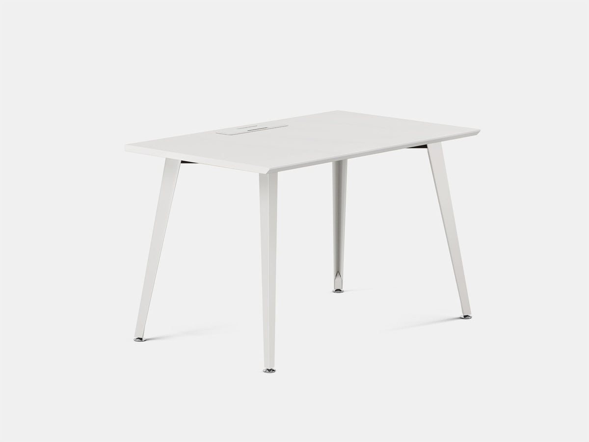 Office Desk – 48" x 24" / White / White – view 2