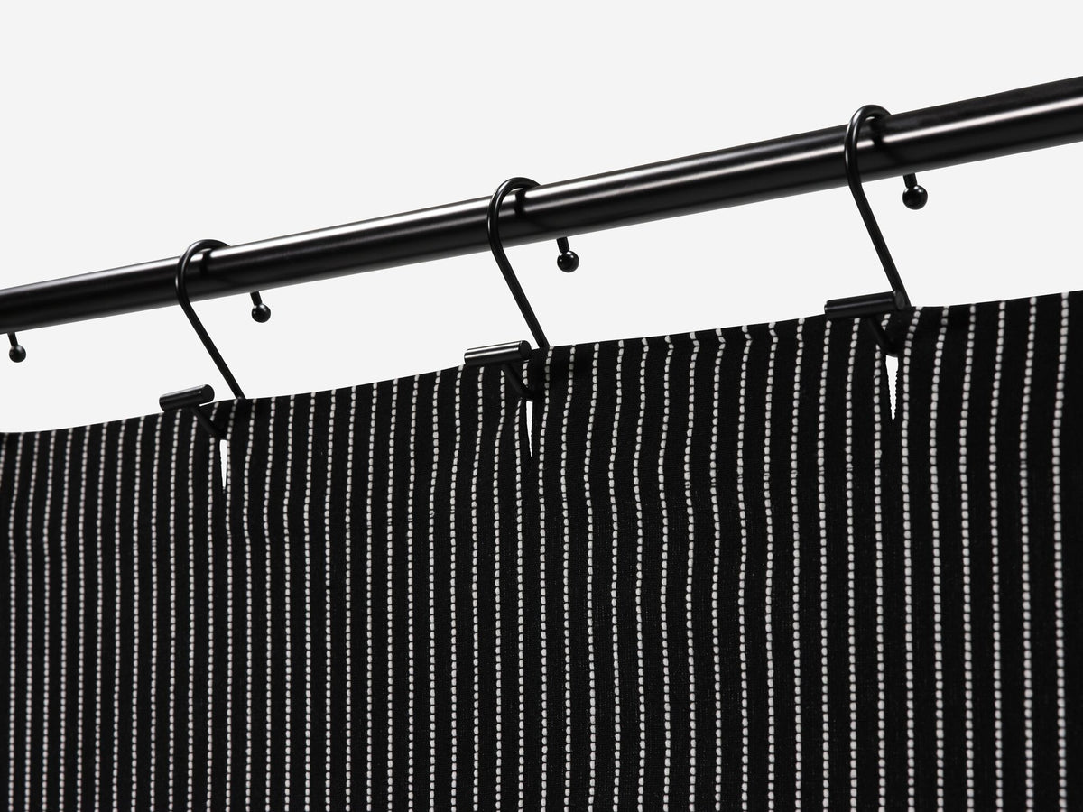 Trickle Shower Curtain – Black – view 2