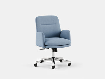 Softside Office Chair – Mid / Fabric / Skylight