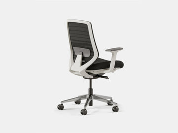 Ergonomic Office Chair – Black (White) – view 2