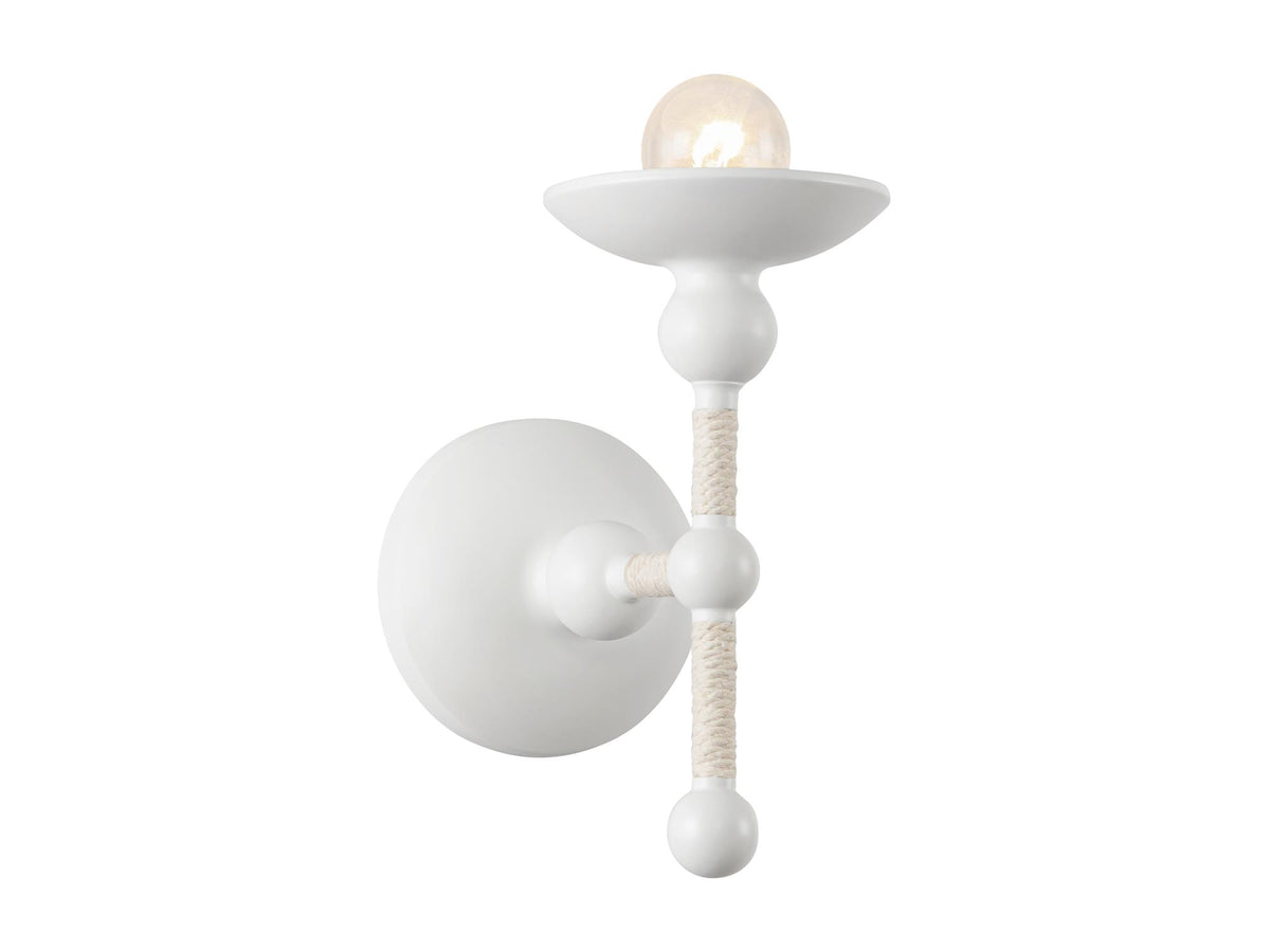 Nadine Wall Light – Matte White/Cotton