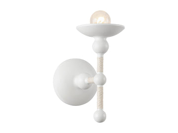 Nadine Wall Light – Matte White/Cotton