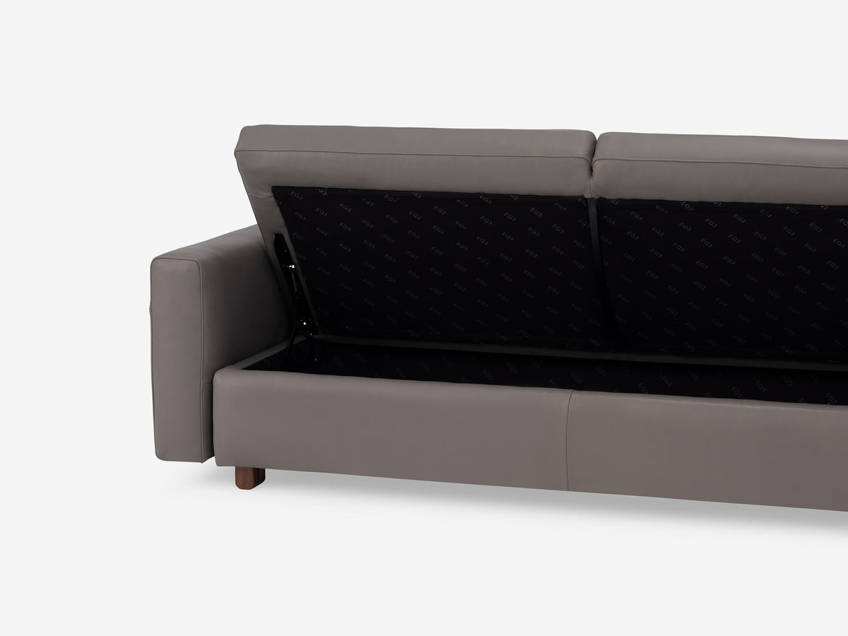 Suave Chrome with Walnut legs - Narrow arms