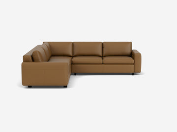 Rein Toast with Black Ash Legs - Standard Arms - Right Hand Facing Storage Loveseat