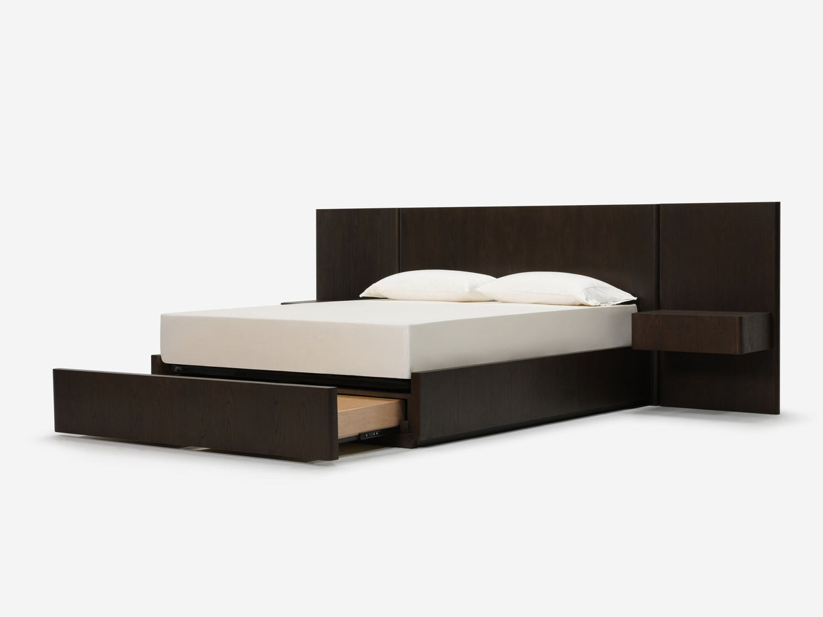 Smoked Oak with Extensions and Nightstands