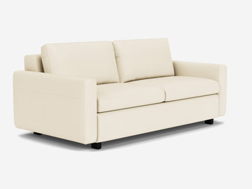 Broadway Alabaster with Black Ash Legs - Narrow Arms