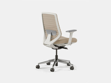 Ergonomic Office Chair – Sand (White) – view 2