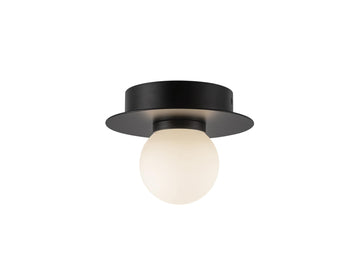 Elixir Flush Mount Light – 6" / Black