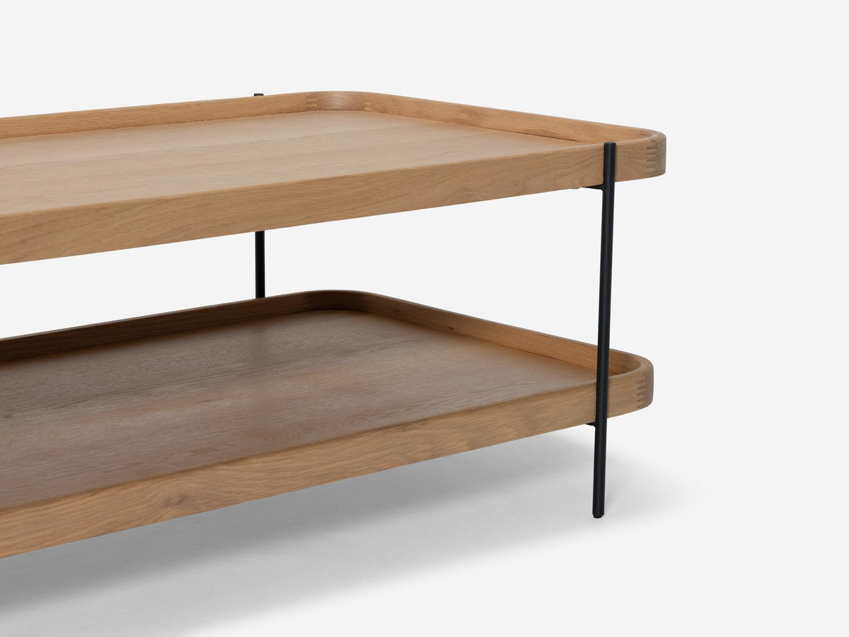 Sage Rectangular Coffee Table – Light Oak – view 5