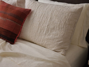 Au Lit Flax Sham Set – Queen – view 2