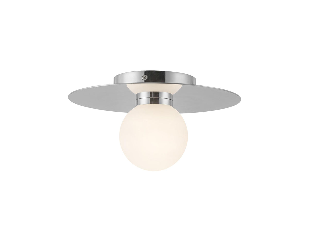 Elixir Flush Mount Light – 10" / Chrome