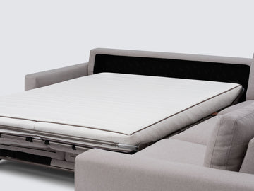 Ava Cloud with Stainless Steel Legs - Narrow Arms - Right Hand Facing Loveseat