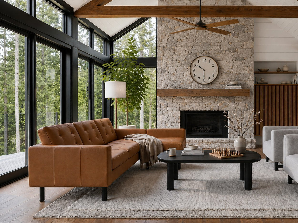 Joan 2-Piece Sectional Sofa with Extended Seat