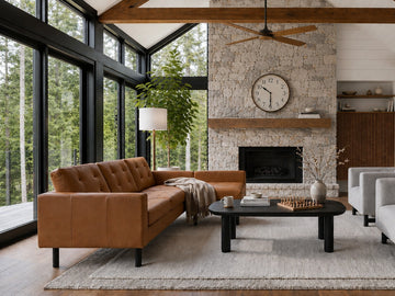 Joan 2-Piece Sectional Sofa with Extended Seat