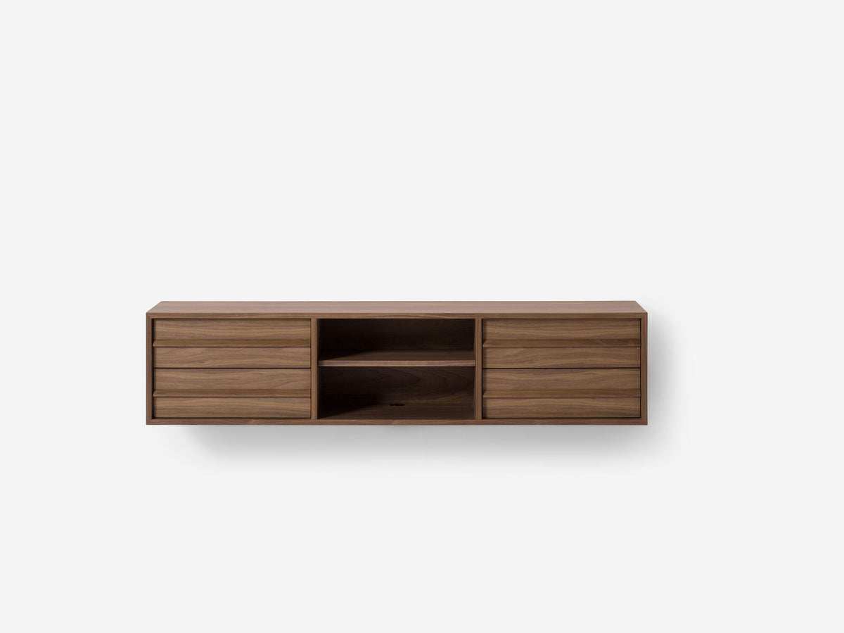 Marcel Floating Media Unit – 65" / Walnut