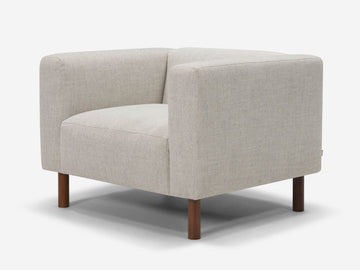 Arctic Pebble - Walnut Peg Legs