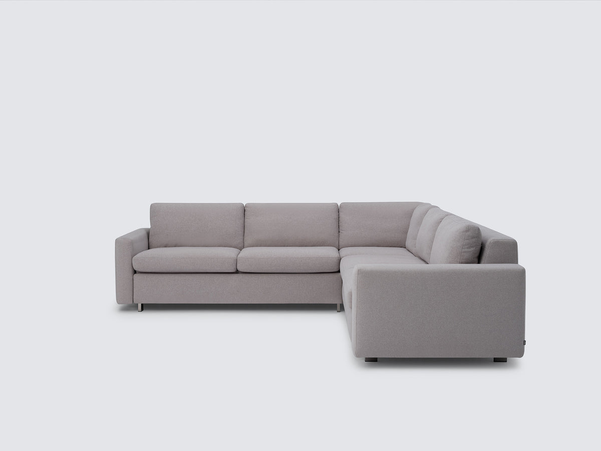 Ava Cloud with Stainless Steel Legs - Narrow Arms - Right Hand Facing Loveseat