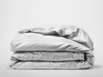 SIlk & Snow Egyptian Cotton Duvet Cover – Full/Queen / Dusk Gray
