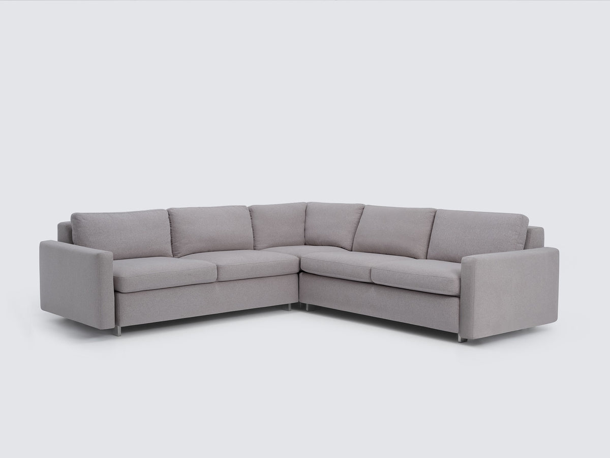 Ava Cloud with Stainless Steel Legs - Narrow Arms - Left Hand Facing Loveseat