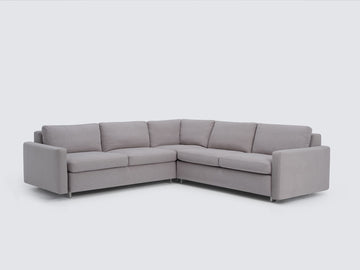 Ava Cloud with Stainless Steel Legs - Narrow Arms - Left Hand Facing Loveseat