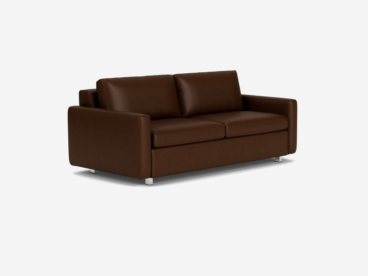 Coachella Madera with Stainless Steel Legs - Double - Narrow Arms