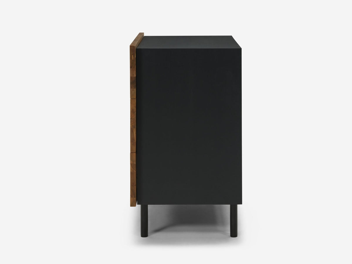 Reclaimed Teak Single Dresser – Charcoal – view 3