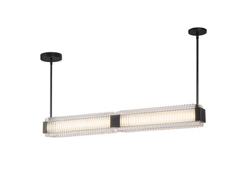 Alai Linear Pendant – Urban Bronze – view 2