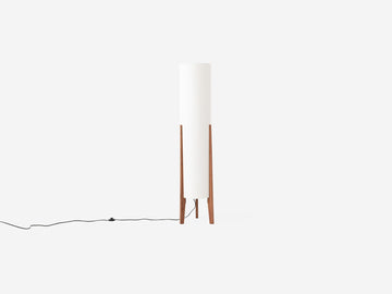 Tube Floor Lamp – Walnut