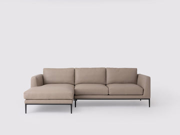 Grade 700 Donna Grey - Left Hand Facing Chaise