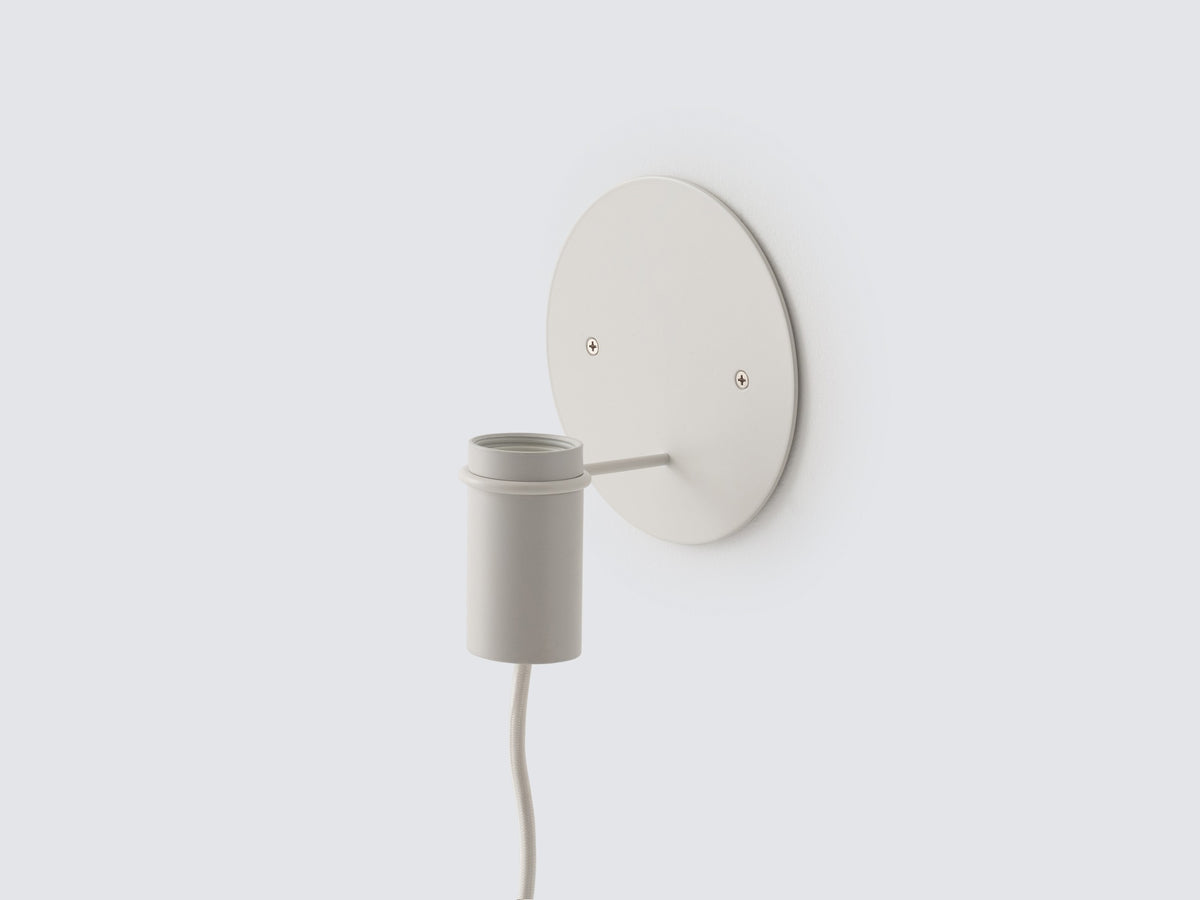 Custom Wall Lamp – White / White Base – view 2