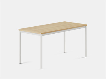 Daily Desk – 58" x 27" / Woodgrain (White)
