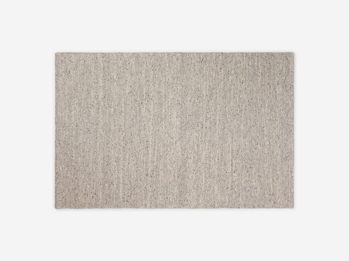 Slub Rug 8' x 10' – Light Grey