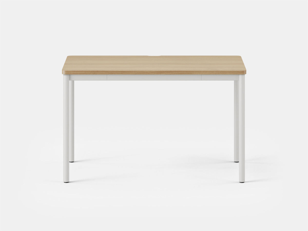 Daily Desk – 48" x 24" / Woodgrain (White)