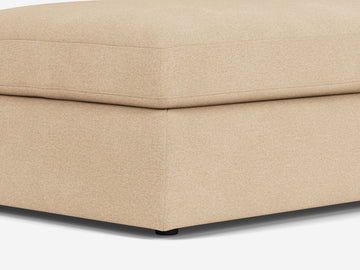 Everyday Storage Ottoman – Deep (42") / Rectangular / Fabric/Leather – view 2