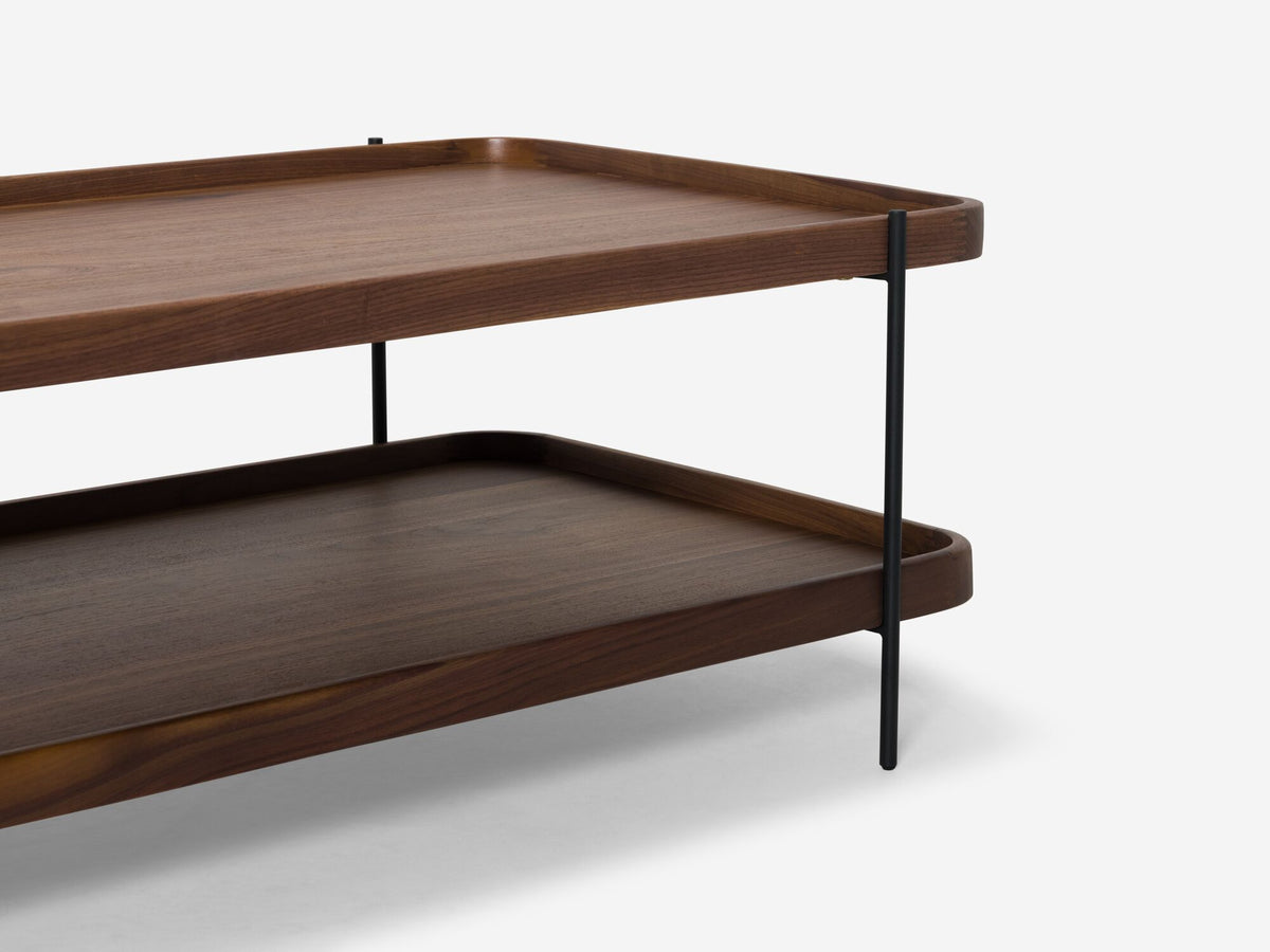 Sage Rectangular Coffee Table – Walnut – view 5