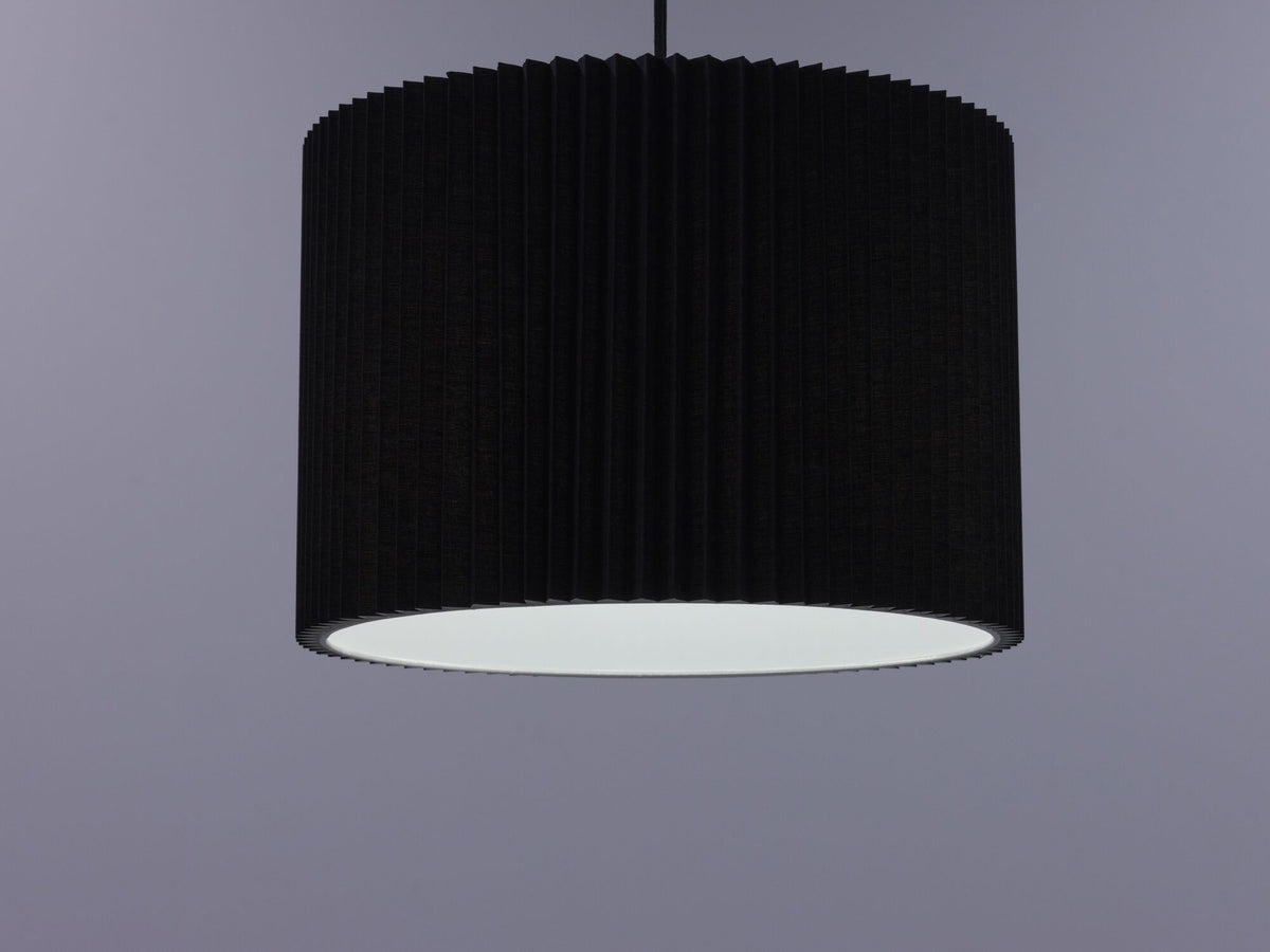 Custom Pleat Drum Pendant – view 4