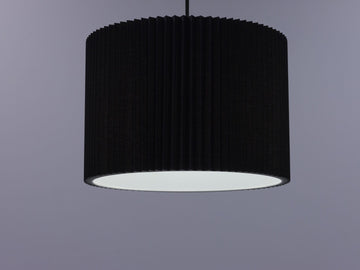 Custom Pleat Drum Pendant – view 4