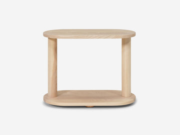 Dizzy End Table – Stadium / Natural