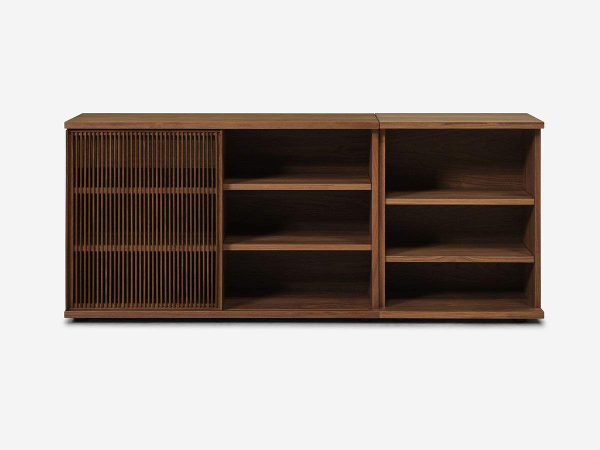 Wide - Walnut - Slatted Door