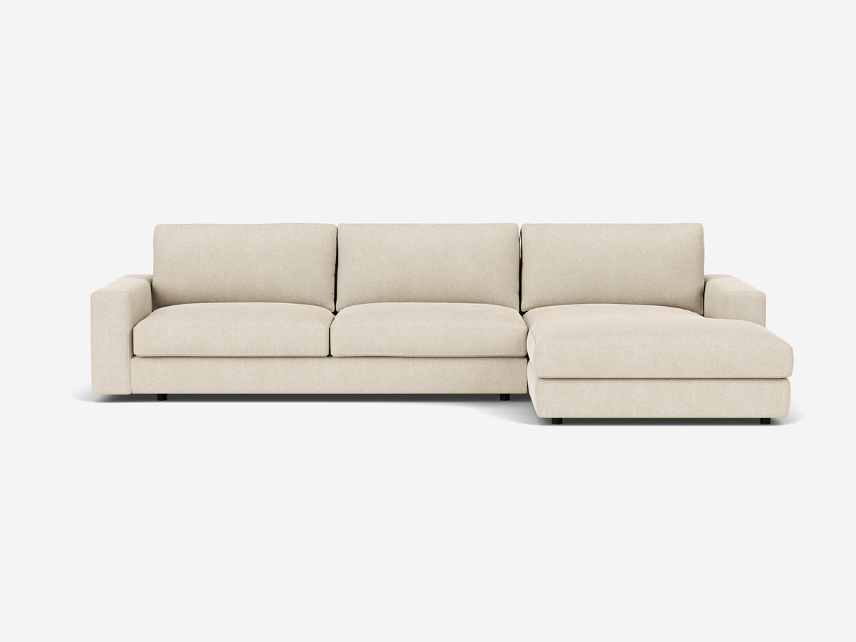 Coda Beach - Right Hand Facing Chaise - Straight Arms - 1.5" Legs