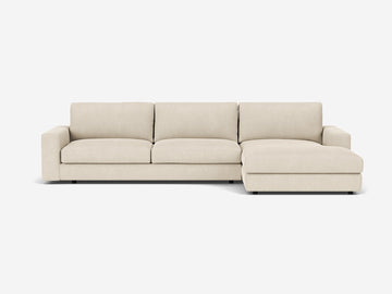 Coda Beach - Right Hand Facing Chaise - Straight Arms - 1.5" Legs