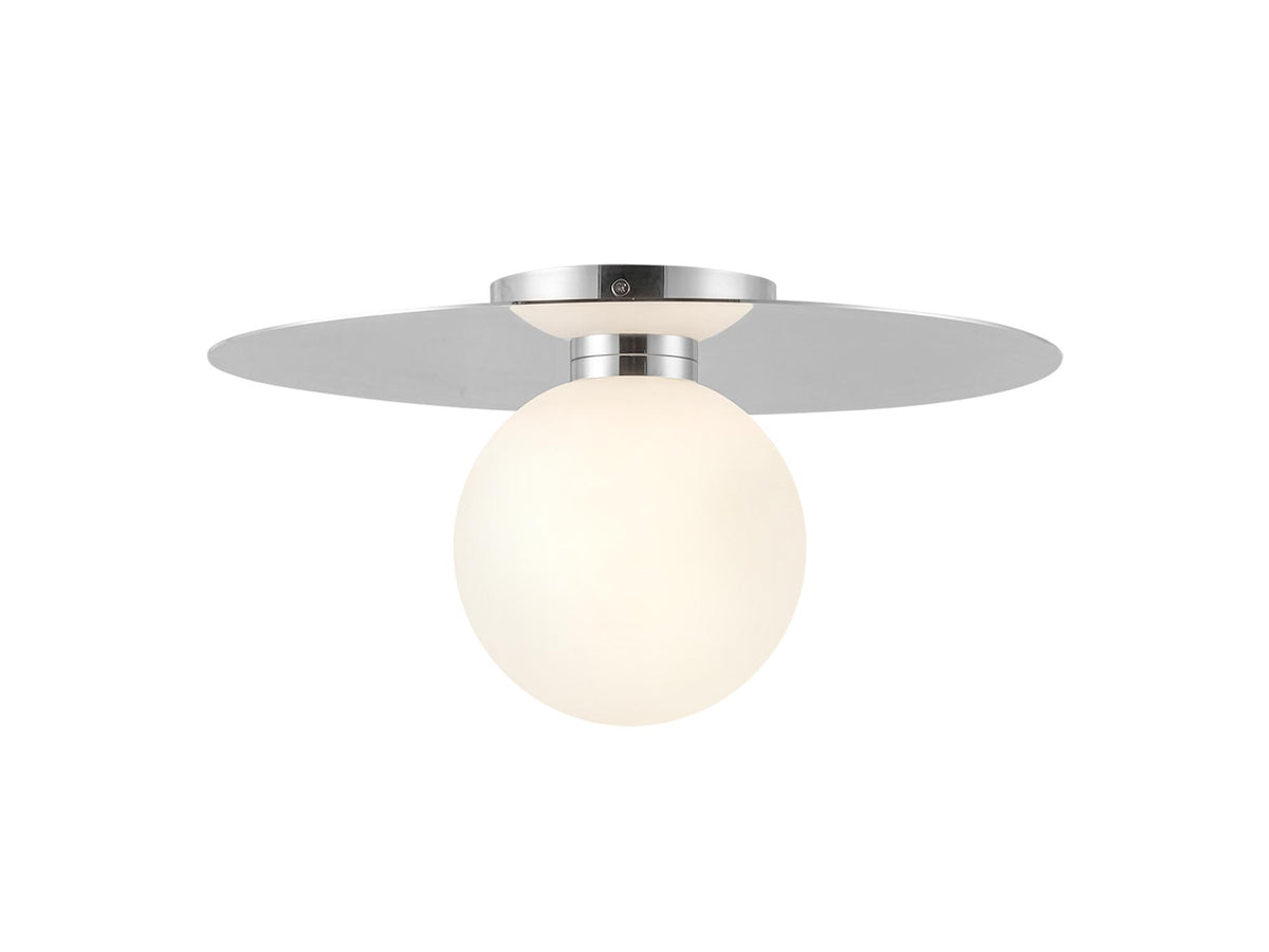 Elixir Flush Mount Light – 14" / Chrome