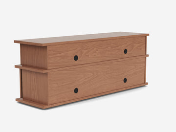 Plank 65" Tall Media Unit – view 3