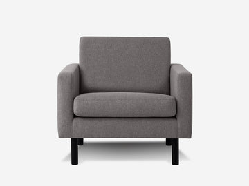 Panama Grey with Black Ash legs - Plain Back