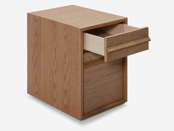 Marcel Pedestal – Oak – view 7