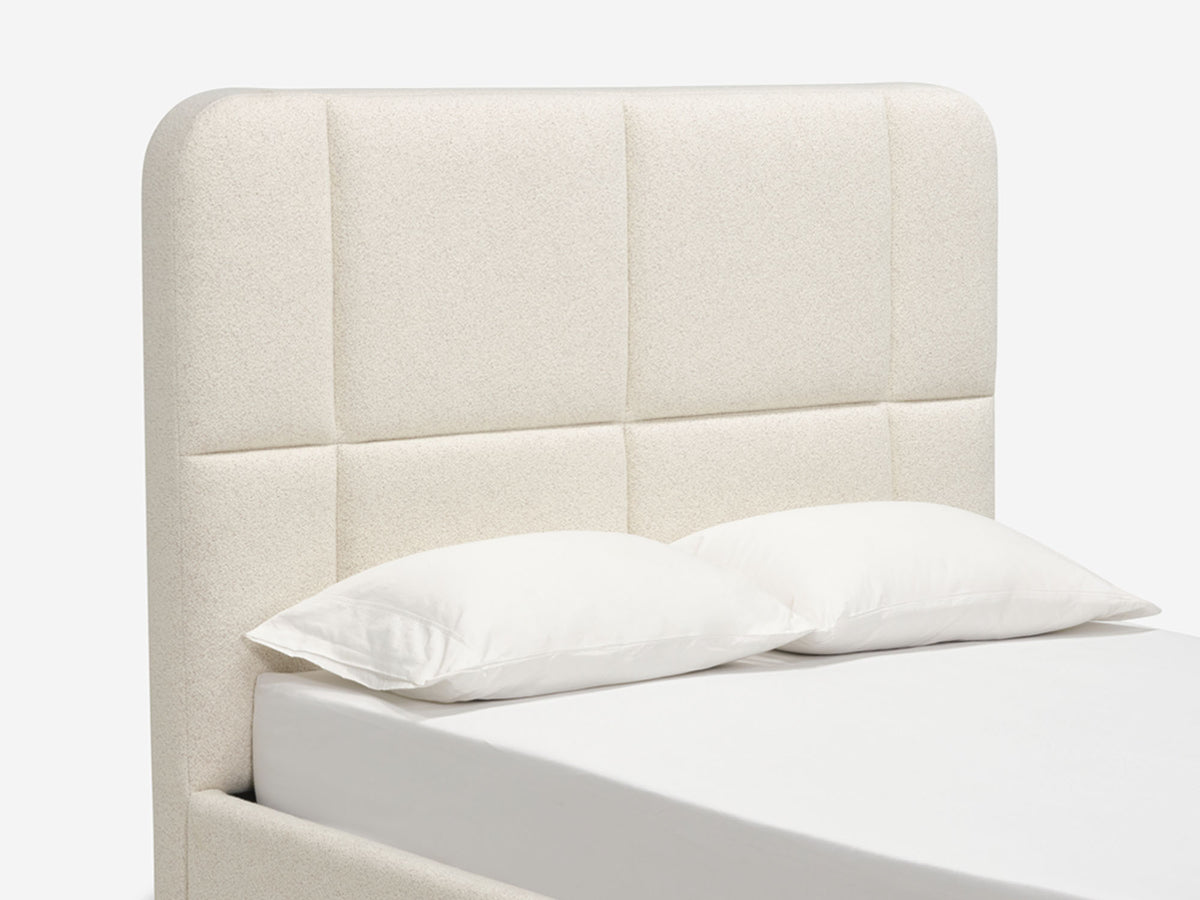 Veneto Sand - High - Grid Round Headboard