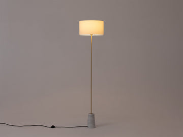Tab Floor Lamp – White Marble – view 4