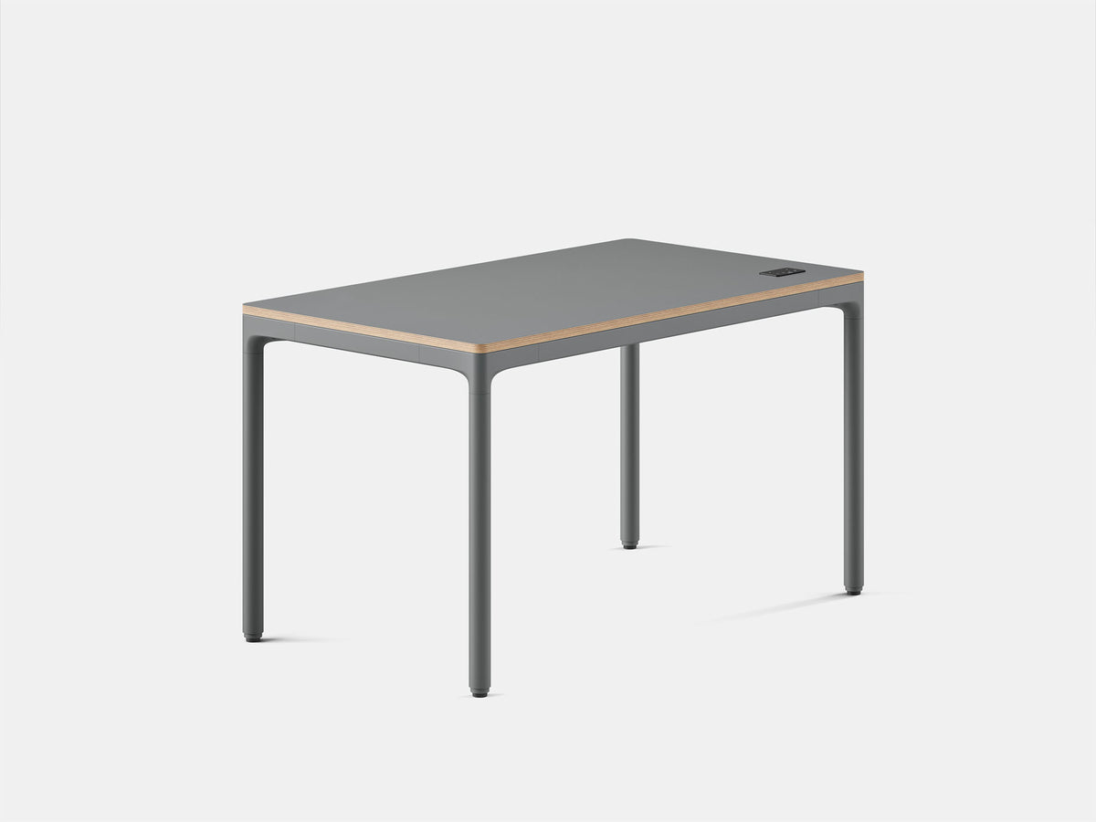 Four Leg Standing Desk – 48" x 27" / Carbon / Carbon