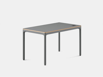 Four Leg Standing Desk – 48" x 27" / Carbon / Carbon